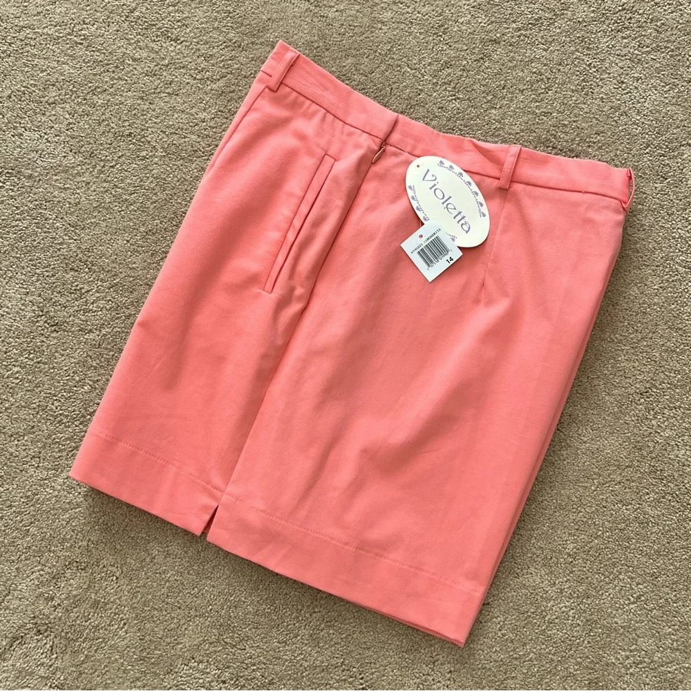 Violetta (boutique) Peachy Coral Shorts - Picture 5 of 8
